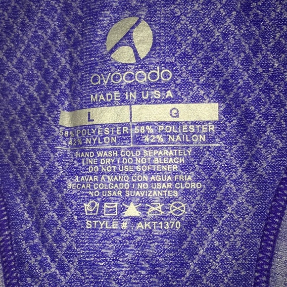 Avocado Sapphire Athletic Tank Top - Picture 7 of 10